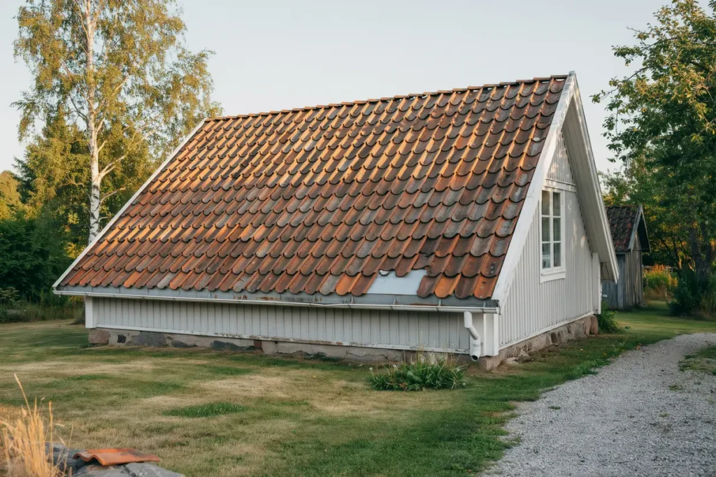 sommarsolen sliter p taket s skyddar du huset mot uv v rme och uttorkning